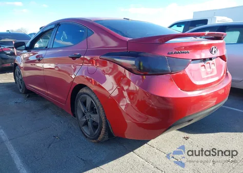 2013 Hyundai Elantra Gls z USA, uszkodzony, nr VIN KMHDH4AE0DU667334